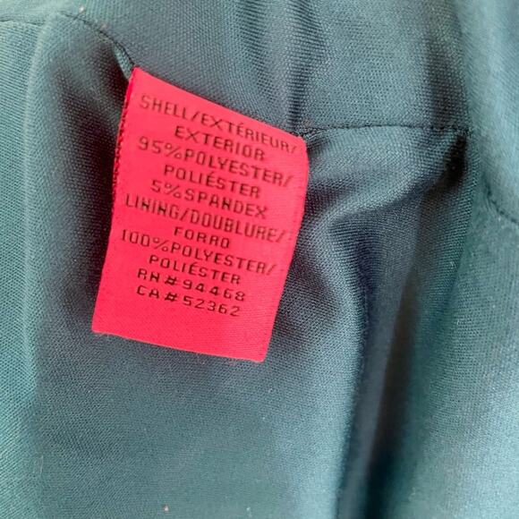 Betsey Johnson Women’s Teal A-line Dress Eyelet Trim Bell Sleeves Size 8 - Picture 10 of 10